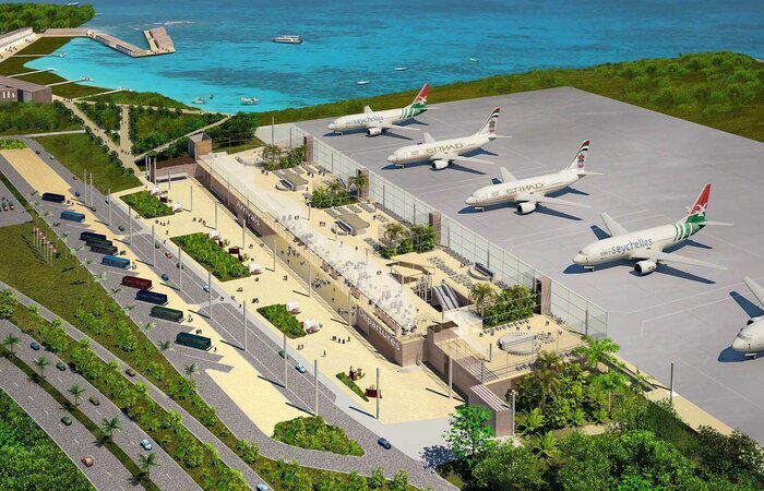 Neuer Flughafen der Seychellen