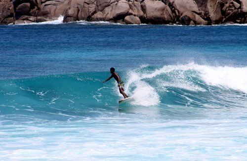 Surfing Seychellen Unterricht
