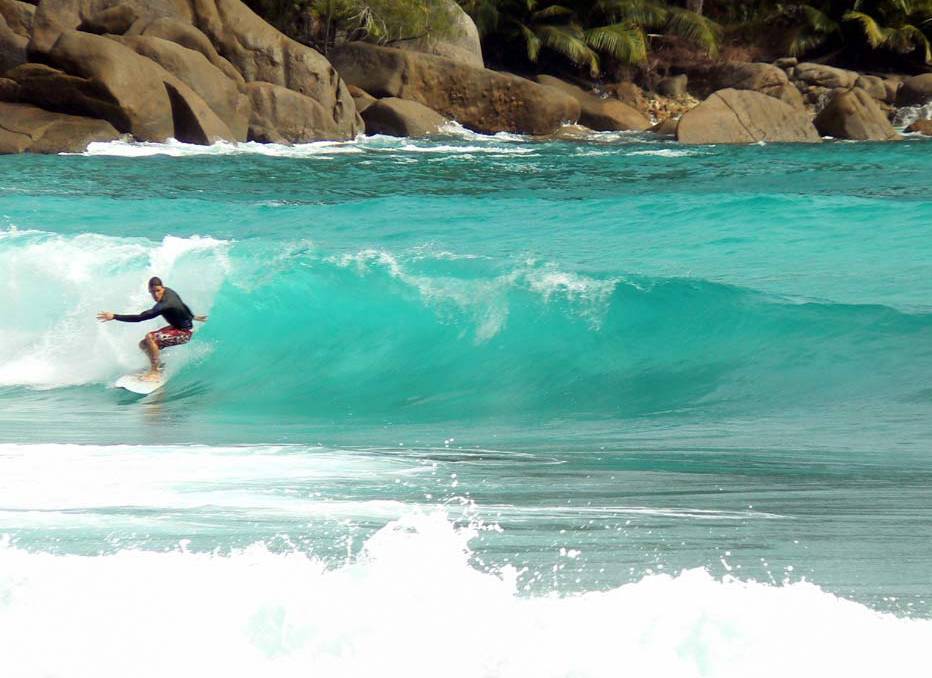 Surfen in Mahe